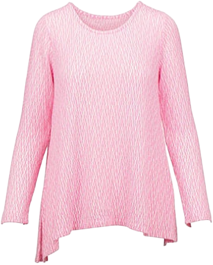 Women's Long Sleeved Textured Top
